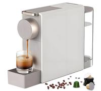 Espresso Coffee Machine, 1200W Portable Maker with 19 Bar Pressure, Auto Close, 620ml Water Tank, Adjustable Cup Holder for Home, Office, Hotel