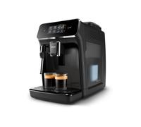 Espresso coffee machine grinder - PHILIPS - EP2225/10 - Series 2200 - milk frother - 2 coffees - ceramic grinder - Glossy black