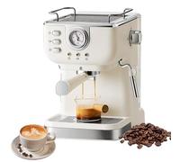Espresso Coffee Machine with 20 Bar Pressure Pump, Multi-Function Milk Frother, Semi-Automatic Household Coffee Maker for Home and Office Use
