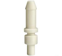 Espresso Coffee Maker Connector Replacement Fitting For 4x8mm Hose White Plastic Accessory With Enhanced Barb Design To Stop Detachment And Low Resistance Flow Path For Home For Barista Use Five