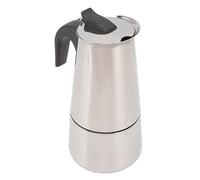 Espresso Coffee Maker, Stovetop Espresso Maker Moka Pot Portable Stainless Steel Large Capacity Percolator Coffee Maker for Home and Outdoor Camping(200ML)