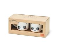 Espresso Coffee Mugs Set Of Two - Panda