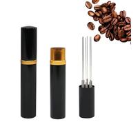 Espresso Coffee Stirrer Upgrade Stainless Steel 0.35mm 8 Needles Black Coloured Metal Casing Professional Barista Coffee Stirrers Are Excellent Espresso Accessories The WTD Tool You Deserv