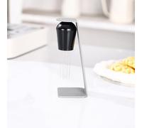 Espresso Coffee Stirring Needle with 12 Pins, Stainless Steel for Barista Tool for Even Distribution, Frosted Grip with Suction Stand for Easy for Stor(Silver Base)