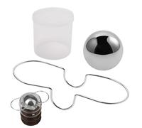 Espresso Cooler Ball - Stainless Steel Chiller, Reusable Ice Sphere, Beverage Cooling Tool, Drink Temperature Control, Home Bar Accessory, Cocktail Whiskey Use, Camping Party Gear Enhancing BEV