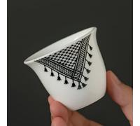 Espresso Cup 6 Piece Vintage Household Ceramic Tea Cup Creative Mini Turkish Coffee Cup