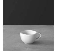 Villeroy & Boch - NewMoon mocha/espresso cup, beautifully shaped cup with handle for espresso and mocha, premium porcelain, dishwasher safe, white, 90 ml