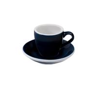 Espresso cup with a saucer Loveramics Egg Denim, 80 ml
