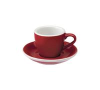 Espresso cup with a saucer Loveramics Egg Red, 80 ml