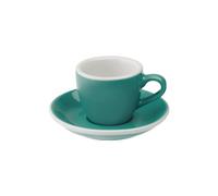 Espresso cup with a saucer Loveramics Egg Teal, 80 ml