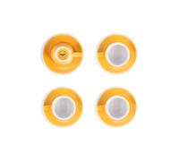 Espresso cup with a saucer set Loveramics Egg Yellow, 4 x 80 ml