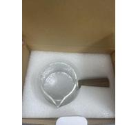 Espresso Cups with Wood Handle Glass Measuring Jug 6 Oz Measuring Cup Glass Milk Cup with V-Shaped Mouth for Bar, Party, Wine, Cocktail, Drink Shaker, Milk, Coffee