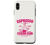 Espresso Cycling Club Coffee Cake Road Cyclist Women Case for iPhone XS Max