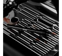 Espresso Distribution Steel Having and Stainless Coffee Needles Aluminum Alloy Body Magnetic Mount One-Click Deployment for Home Retractable Baristas Device Enthusiasts