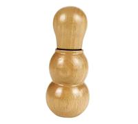 Espresso Distribution Tool with Stand, 10-Pin Coffee Leveler and Tamper with Wooden Base for Even Espresso Extraction, 1.97inch x 1.97inch x 5.91inch- Beech