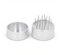 Espresso Distribution Tools, Coffee Needle Distributor with Base, Professional Coffee WDT Tool for Espresso Distribution, Needle Espresso Stirrer, Stainless Steel (53mm)