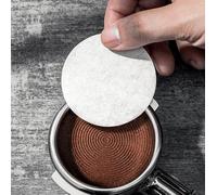 Espresso Filter Paper 53.3 mm for Portafilter 54 mm, 500 Pieces Unbleached Round Coffee Paper Filters Puck Screen Portafilter Paper (54 mm Pack of 500)