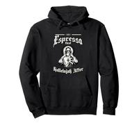 Espresso First, Hallelujah After Coffee Church Saying Pullover Hoodie