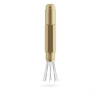 Espresso For coffee Stirrer with Telescopic Design Breaks Clumps and Ensures Even Ground Distribution (gold)