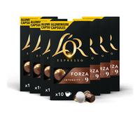 L'OR Espresso Forza Coffee Pods, 7 Packs, Total 70 Coffee Capsules