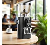 Espresso Grinder - Manual and Electric Coffee Grinder with 9 Precision Settings, 1-Pound Bean Hopper, Removable Anti-Bounce Design