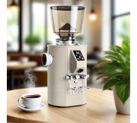 Espresso Grinder - Manual and Electric Coffee Grinder with 9 Precision Settings, 1-Pound Bean Hopper, Removable Anti-Bounce Design