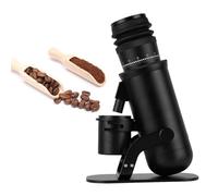 Espresso Grinder with 48mm Stainless Steel Burr, 60 Gear Adjustment for Single Dosing, Monolithic Coffee Grinder with Bellows Hopper - Precision Grinding