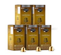 Espresso Italia - Nespresso Compatible Capsules in Aluminium, Crema Oro - 100 Capsules