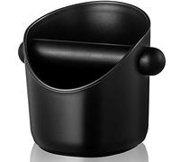 Espresso Knock Box, 4.4 Inch Coffee Knock Box Espresso Dump Bin For Coffee Grounds with Removable Knock Bar and Non-Slip Base Shock-Absorbent Durable Barista Style (Round)