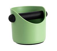 Espresso Knock Box Coffee Dump Bin with Detachable,Green 11x11x10.5cm