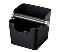 Espresso Knock Box Coffee Dump Bucket, Espresso Knock Box - Small Coffee Bag Container | Coffee Grounds Basin, Coffee Disc Container with Removable Rod for Home, C