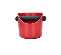 Espresso Knock Box Coffee Grounds Container Anti Slip Dump Bin Grind for Delonghi Breville Bar Cafe Accessories Barista Tools(A Red 450ml)