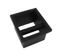 Espresso Knock Box, Stainless Steel Coffee Knock Box Coffee Ground Waste Bin Desktop Espresso Waste Bucket for Home, Cafe, Restaurant and Hotel Use