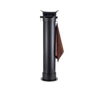 Espresso Knock Box with Garbage Bags and Towel, Easy Clean Coffee Grounds Container for Home and Cafes