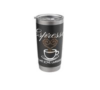 Espresso Lover Barista Brewed Coffee Espresso Love Language Stainless Steel Insulated Tumbler