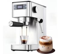 Espresso Machine 15 Bar, Coffee Maker with Milk Frother & 1.4L Tank