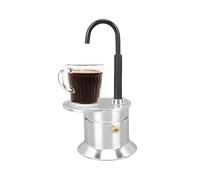 Espresso Machine - Aluminium Alloy 17cm for Stove | Single Spout, Manual Single Tube Coffee Maker | Kitchen Picnic Home Garden Yard Beginner Use
