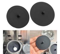 Espresso Machine Backwash Disc Blind Filter Silicone Cleaning Seal for Portafilter 50 mm 53.5 mm 54 mm 57 mm 58 mm Compatible with E61 for RANCILIO for GAGGIA 2 Pieces (50 mm)