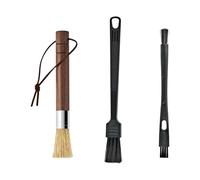 Espresso Machine Brush, 3-Piece Set Coffee Cleaner Duster, Cleaning Tool for Espresso Machines, for Coffee, Espresso, Latte, Baking, Food, Flour, Dough Preparation