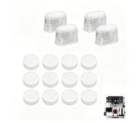 Espresso Machine Cleaning Kit For Ninja Luxe Cafe Accessories, 12 Cleaning Tablets + 4 Water Filter Cartridges, Remove Coffee Oil Residues, Limescale Prevention