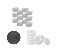 Espresso Machine Cleaning Supplies Kit ，Compatible for Ninja ES601 ES701 ，Including Descale Packets Cleaning Tablets Water Filters in(A)