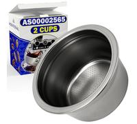 Espresso Machine Filter 2 Cups with the Original Code AS00002565 for DeLonghi - Warranty 10 Years - MONTERAL