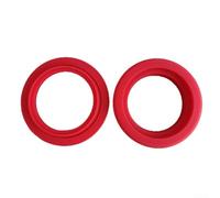 Espresso Machine Group Head Gasket for Sage EM69116 EM6900 - High Temp Silicone Seal Ring Replacement Part Leak-Proof Red 51mm(2pcs)