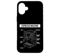 Espresso Machine Home Barista G offee Lover Case for iPhone 16 Plus