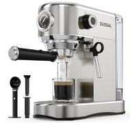 Espresso Machines 20 Bar, Professional Coffee Maker with Steam Milk Frother, 36oz Removable Water Tank, Stainless Steel Espresso Machine for Cappuccino, Latte, American