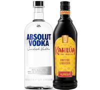 Espresso Martini Bundle- Absolut Vodka Original, 1L and Kahlua Coffee Liqueur, 70cl