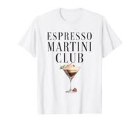 Espresso Martini Cocktail Tini Time I Love Espresso Martinis Value Graphic T-Shirt, Men, White, XL
