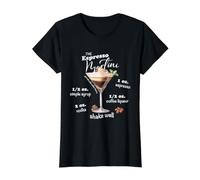 Espresso Martini Cocktail Tini Time I Love Espresso Martinis Value Graphic T-Shirt, Women, Black, M