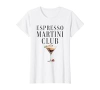 Espresso Martini Cocktail Tini Time I Love Espresso Martinis Value Graphic T-Shirt, Women, White, S