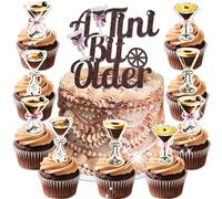 Espresso Martini Decor A Tini Bit Older Birthday Cake Decor Cupcake Muffin Topper Espresso Martini Birthday Decorations